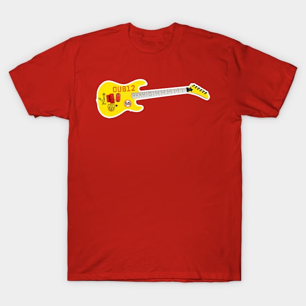 Sammy Hagar - OU812 Guitar T-Shirt by RetroZest